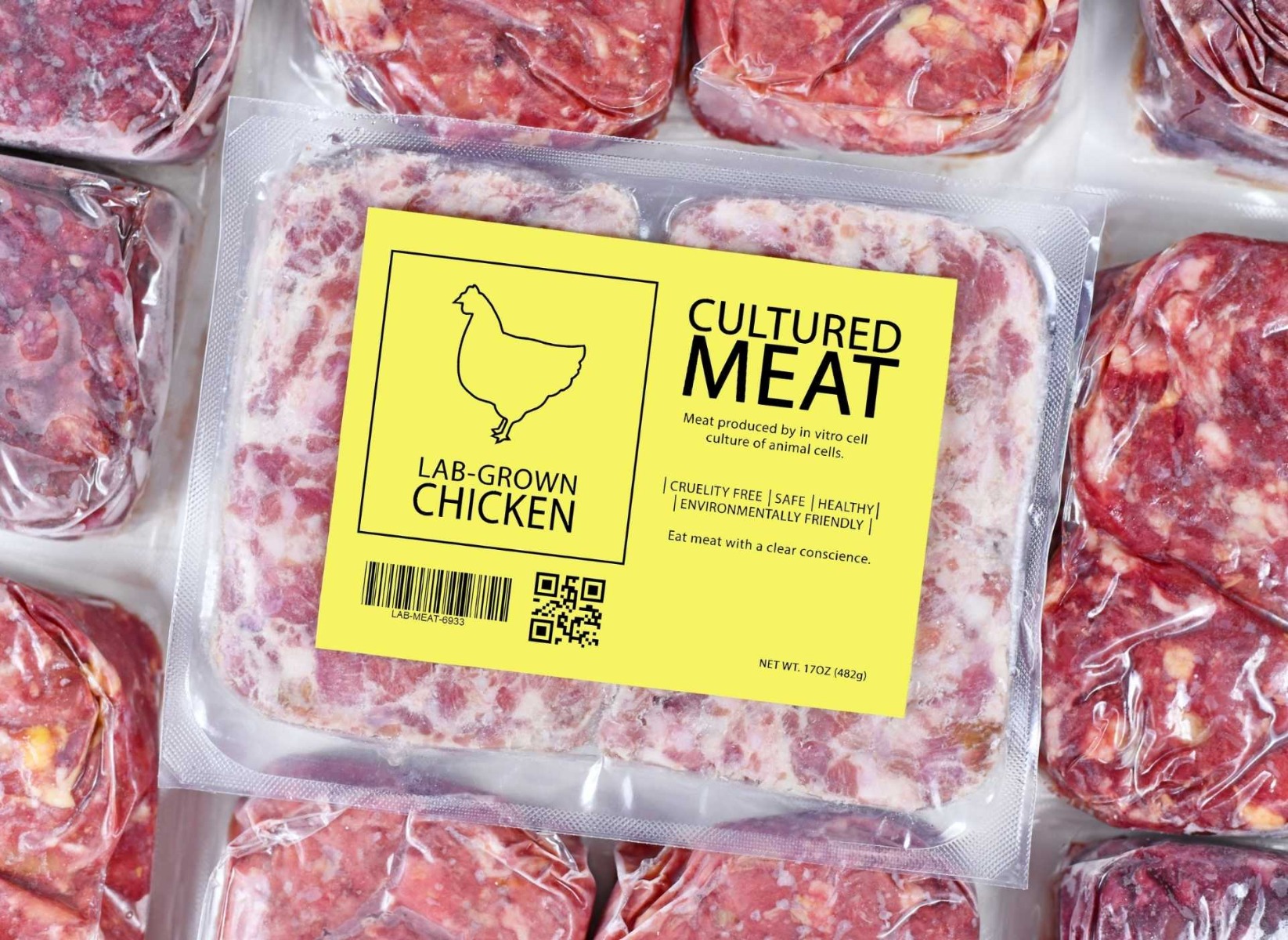 meat shelf life can be extended with antimicrobial packaging.